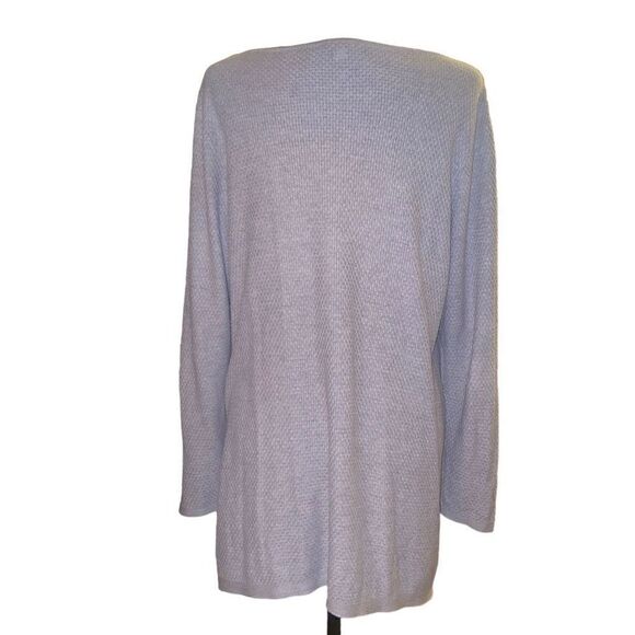 J. Jill Long Sleeve Lightweight‎ Waffle Weave Tunic in Size Medium petite - Picture 4 of 14